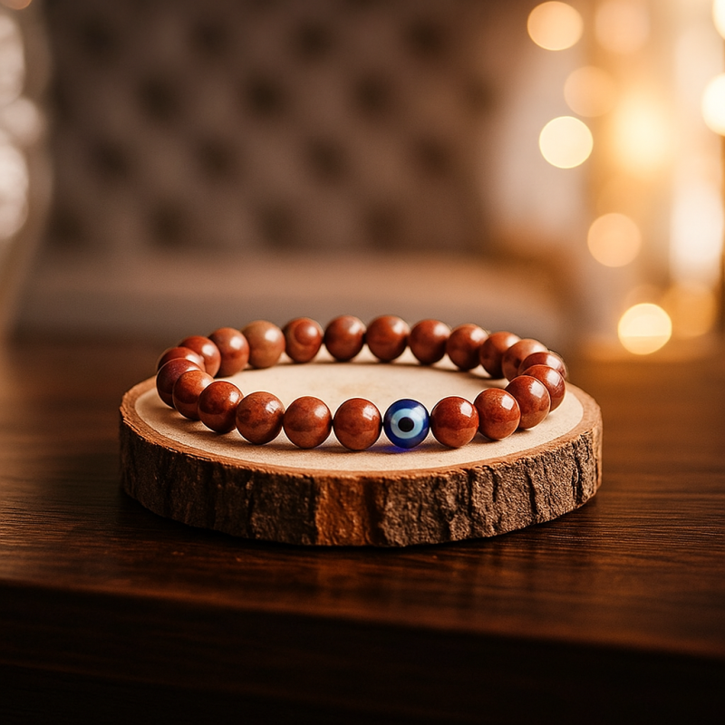 Red Jasper Evil Eye Bracelet