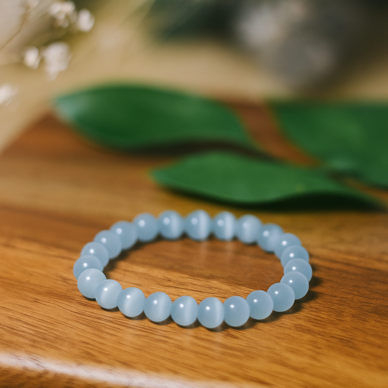 Natural Monalisa Selenite Bracelet