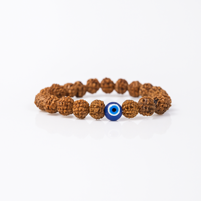 Rudraksh Evil Eye Bracelet