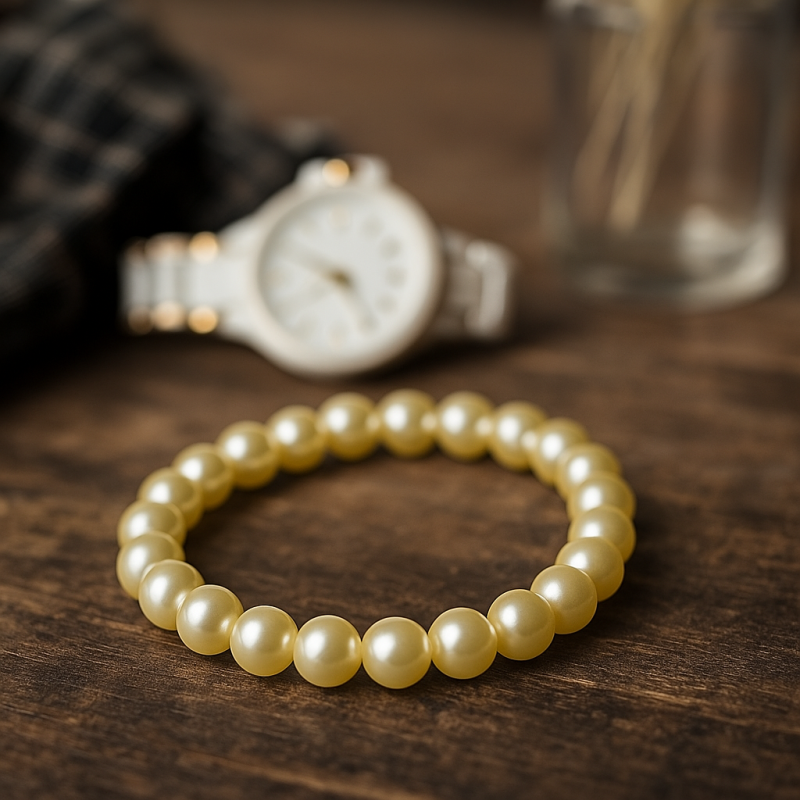 Natural Golden Pearl (Moti)