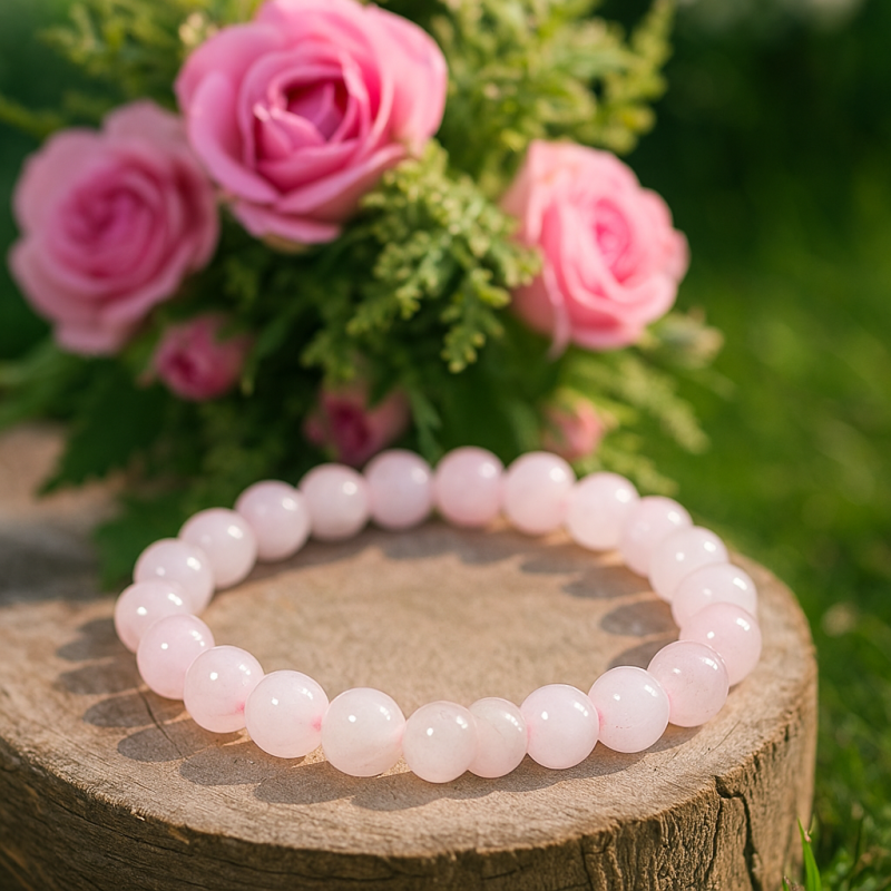 Rose Quartz Phala Bracelet for Love & Peace