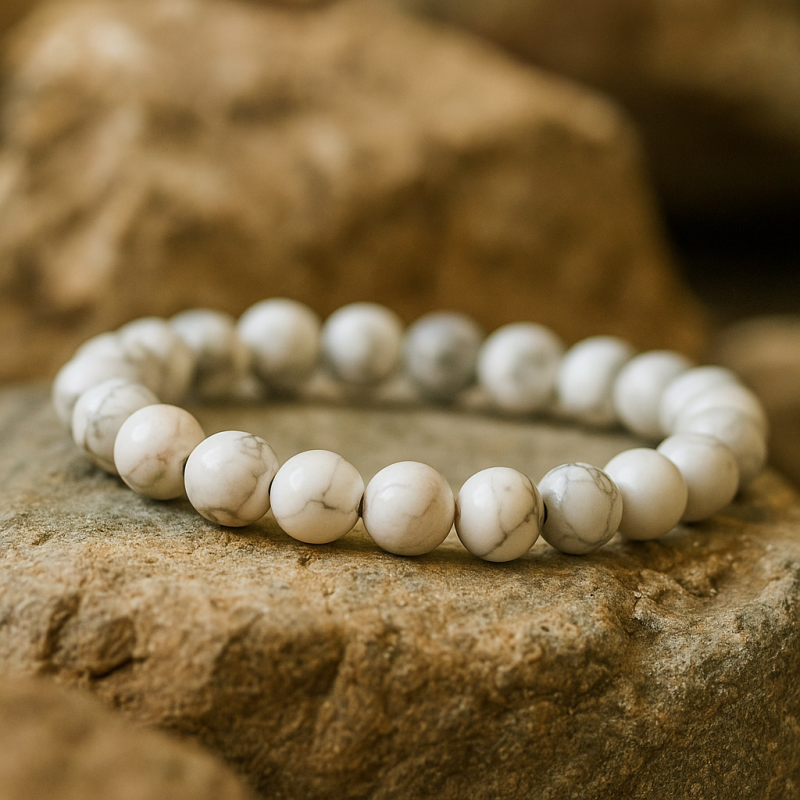 Certified Crystal Howlite Bracelet
